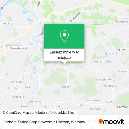 Mapa Szkoła Tańca Step Sławomir Haczek