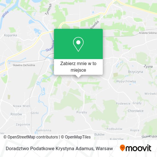 Mapa Doradztwo Podatkowe Krystyna Adamus