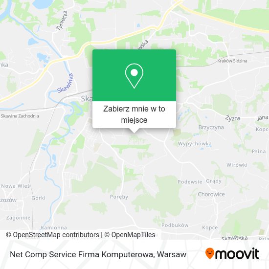Mapa Net Comp Service Firma Komputerowa