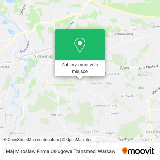 Mapa Maj Mirosław Firma Usługowa Transmed