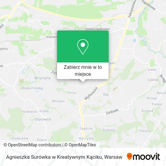 Mapa Agnieszka Surówka w Kreatywnym Kąciku