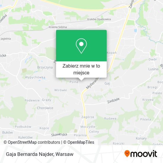 Mapa Gaja Bernarda Najder