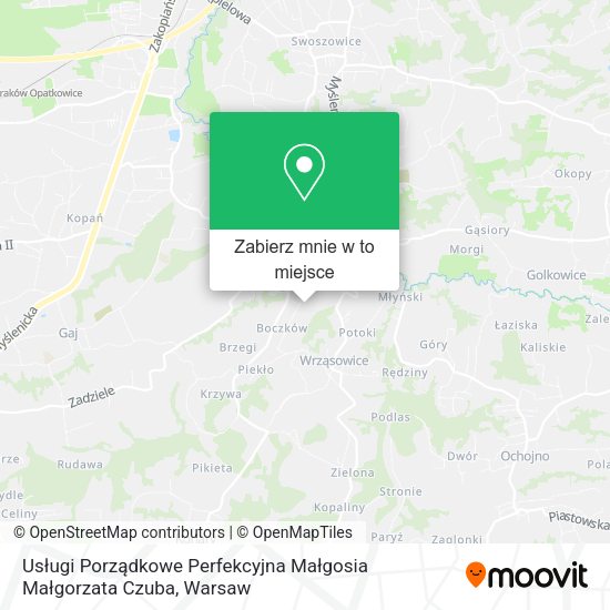 Mapa Usługi Porządkowe Perfekcyjna Małgosia Małgorzata Czuba