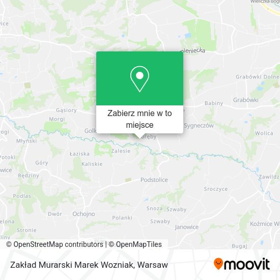 Mapa Zakład Murarski Marek Wozniak