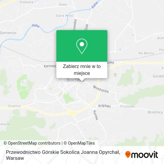 Mapa Przewodnictwo Górskie Sokolica Joanna Opyrchał