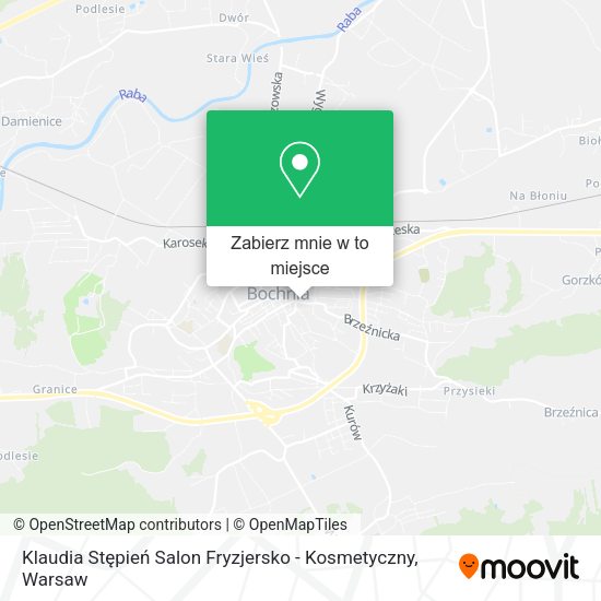 Mapa Klaudia Stępień Salon Fryzjersko - Kosmetyczny