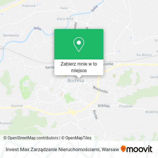 Mapa Invest Max Zarządzanie Nieruchomościami