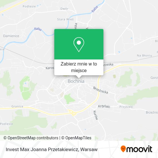 Mapa Invest Max Joanna Przetakiewicz