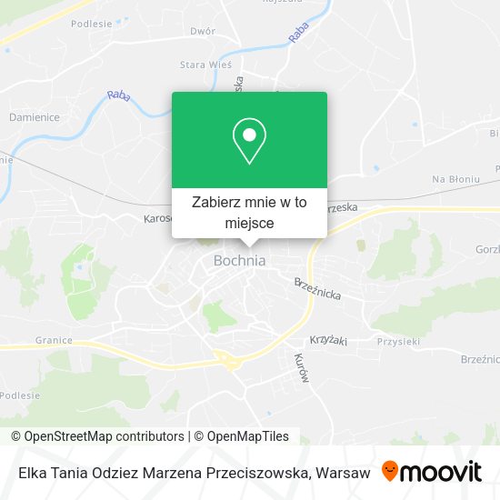 Mapa Elka Tania Odziez Marzena Przeciszowska