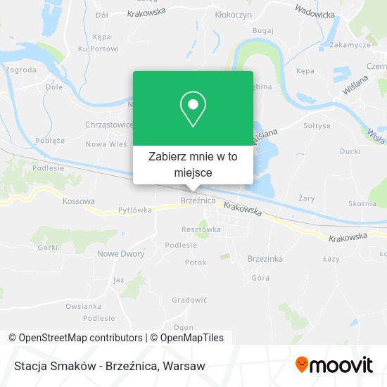 Mapa Stacja Smaków - Brzeźnica