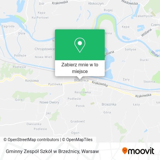 Mapa Gminny Zespół Szkół w Brzeźnicy