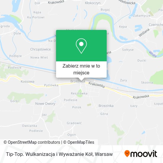 Mapa Tip-Top. Wulkanizacja i Wyważanie Kół