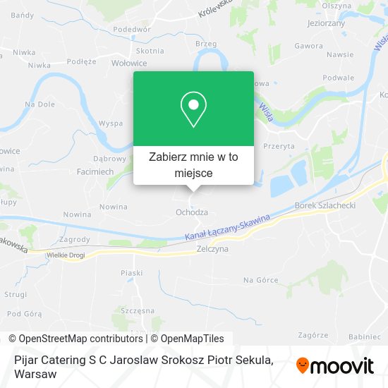 Mapa Pijar Catering S C Jaroslaw Srokosz Piotr Sekula