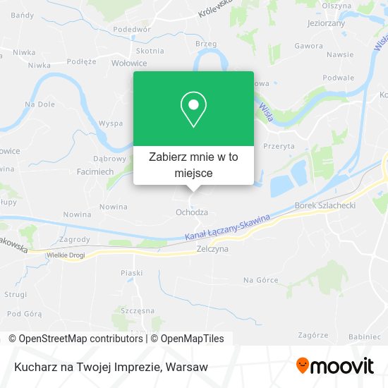 Mapa Kucharz na Twojej Imprezie