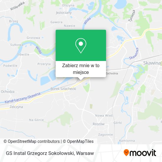 Mapa GS Instal Grzegorz Sokołowski