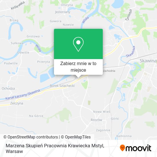 Mapa Marzena Skupień Pracownia Krawiecka Mstyl