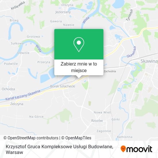 Mapa Krzysztof Gruca Kompleksowe Usługi Budowlane