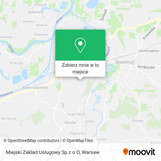 Mapa Miejski Zaklad Uslugowy Sp z o O