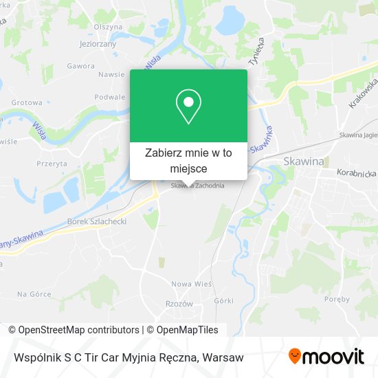 Mapa Wspólnik S C Tir Car Myjnia Ręczna