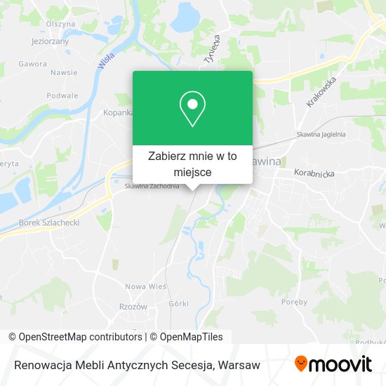 Mapa Renowacja Mebli Antycznych Secesja