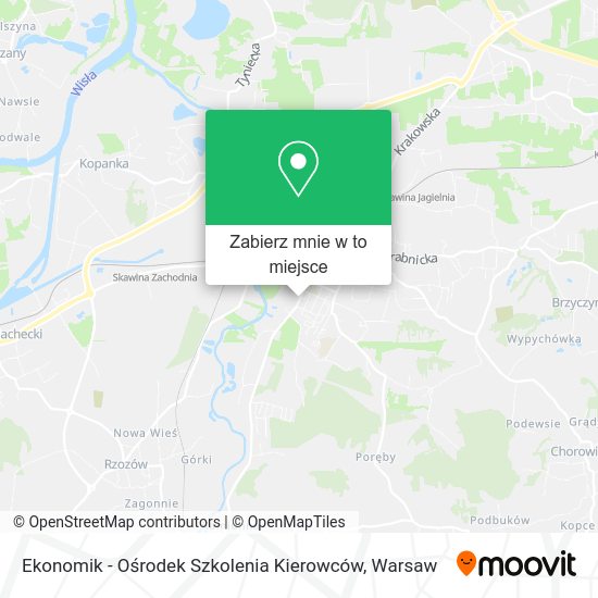 Mapa Ekonomik - Ośrodek Szkolenia Kierowców