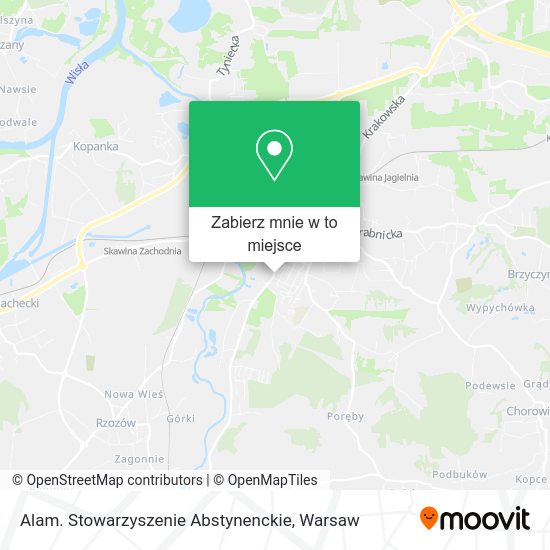 Mapa Alam. Stowarzyszenie Abstynenckie