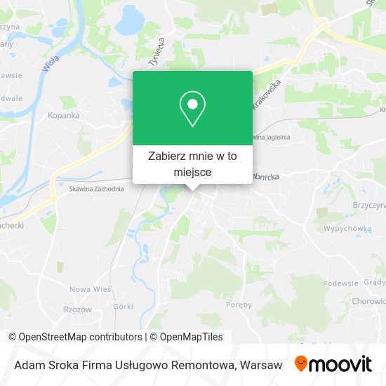 Mapa Adam Sroka Firma Usługowo Remontowa