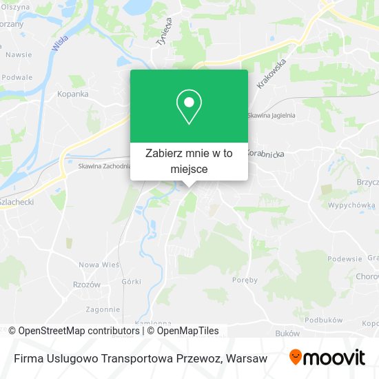 Mapa Firma Uslugowo Transportowa Przewoz