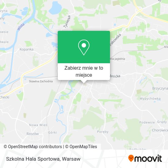 Mapa Szkolna Hala Sportowa