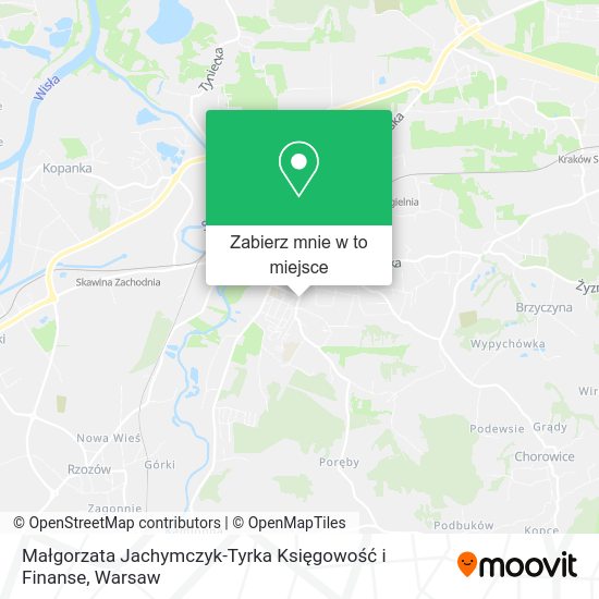 Mapa Małgorzata Jachymczyk-Tyrka Księgowość i Finanse