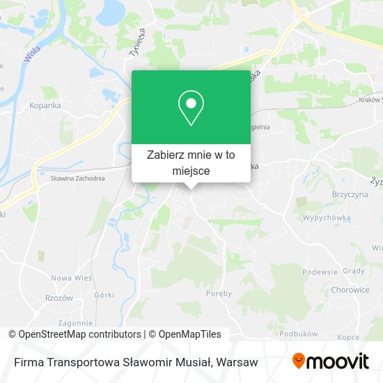 Mapa Firma Transportowa Sławomir Musiał