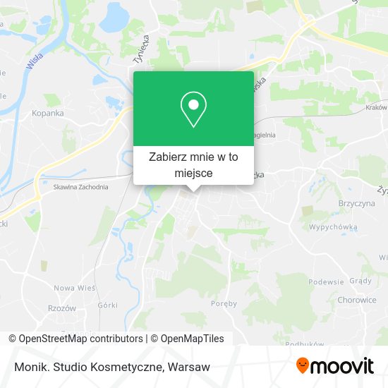 Mapa Monik. Studio Kosmetyczne