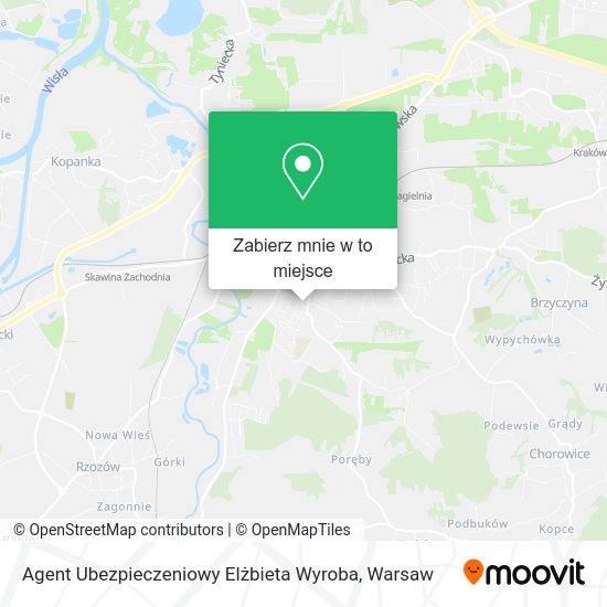 Mapa Agent Ubezpieczeniowy Elżbieta Wyroba