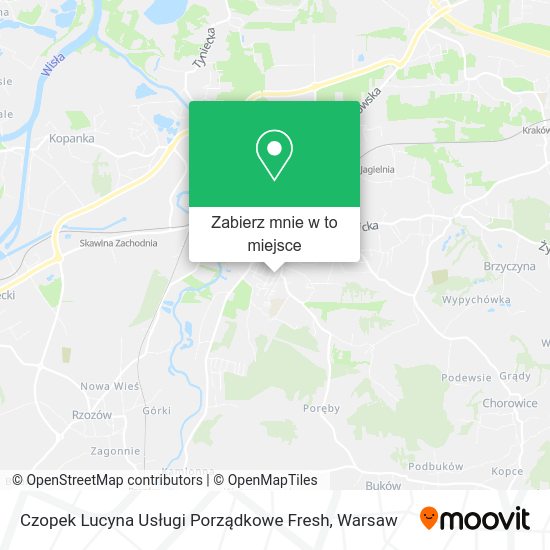 Mapa Czopek Lucyna Usługi Porządkowe Fresh