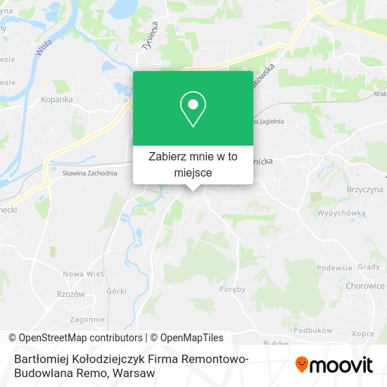 Mapa Bartłomiej Kołodziejczyk Firma Remontowo- Budowlana Remo