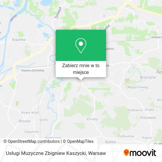 Mapa Usługi Muzyczne Zbigniew Kaszycki