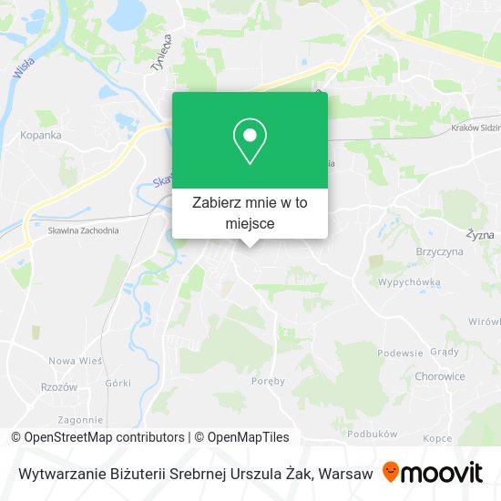 Mapa Wytwarzanie Biżuterii Srebrnej Urszula Żak