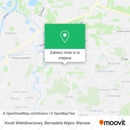 Mapa Kiosk Wielobranżowy. Bernadeta Wątor