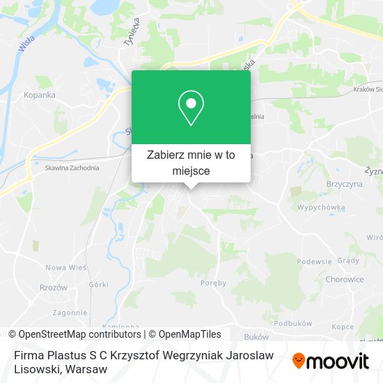 Mapa Firma Plastus S C Krzysztof Wegrzyniak Jaroslaw Lisowski