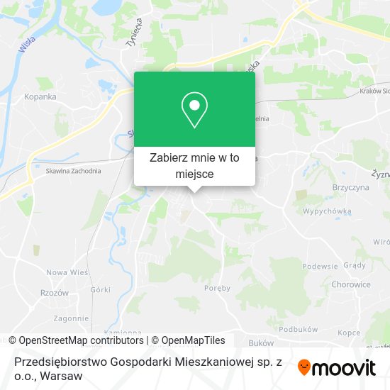 Mapa Przedsiębiorstwo Gospodarki Mieszkaniowej sp. z o.o.