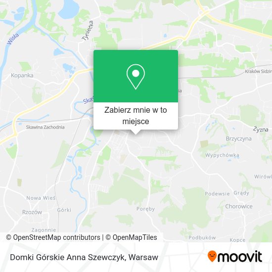 Mapa Domki Górskie Anna Szewczyk