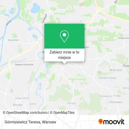 Mapa Górnisiewicz Teresa