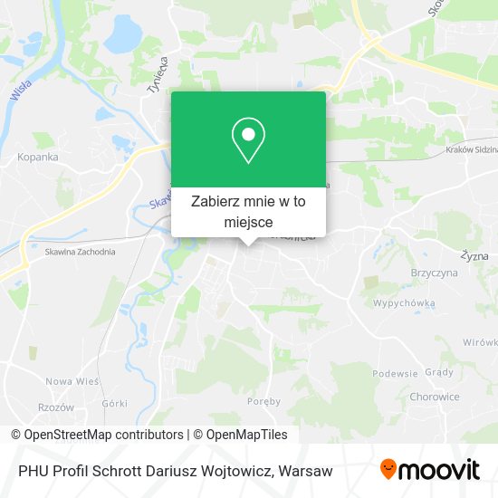 Mapa PHU Profil Schrott Dariusz Wojtowicz