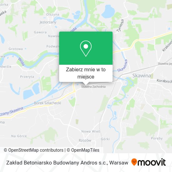 Mapa Zakład Betoniarsko Budowlany Andros s.c.