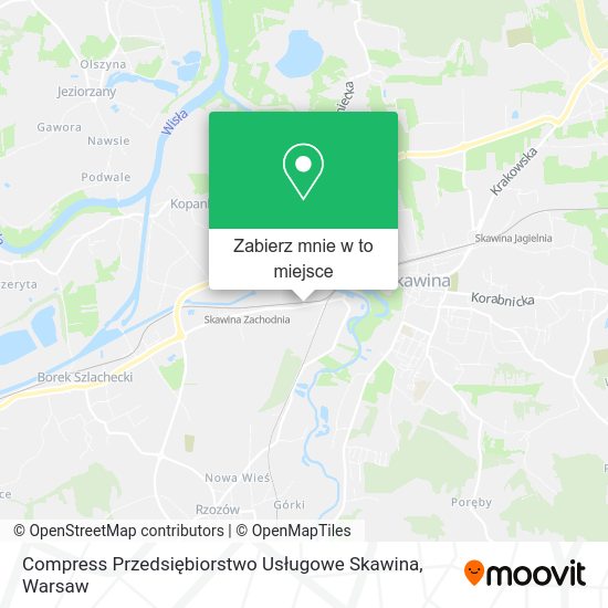 Mapa Compress Przedsiębiorstwo Usługowe Skawina