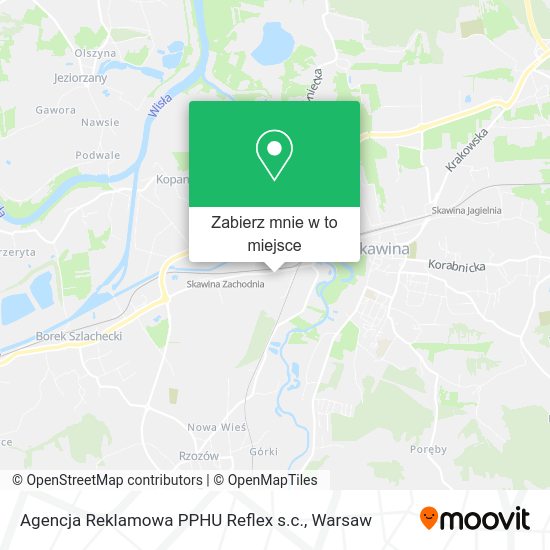 Mapa Agencja Reklamowa PPHU Reflex s.c.