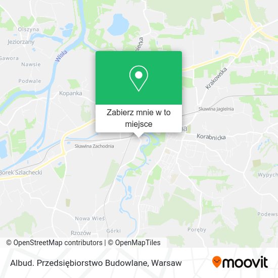 Mapa Albud. Przedsiębiorstwo Budowlane