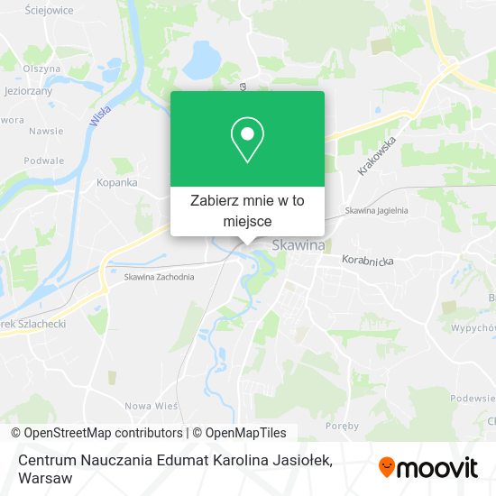 Mapa Centrum Nauczania Edumat Karolina Jasiołek