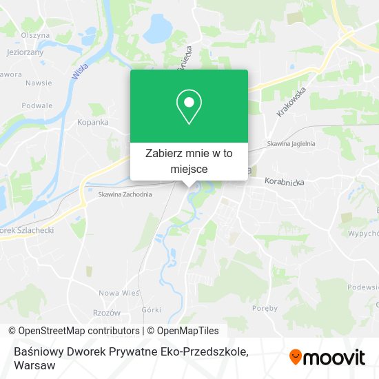 Mapa Baśniowy Dworek Prywatne Eko-Przedszkole