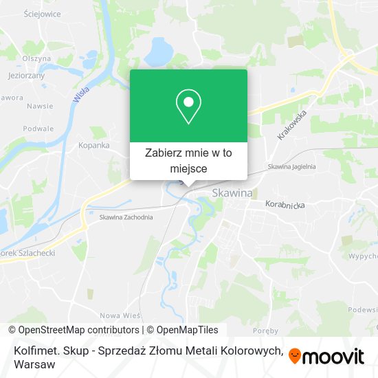 Mapa Kolfimet. Skup - Sprzedaż Złomu Metali Kolorowych